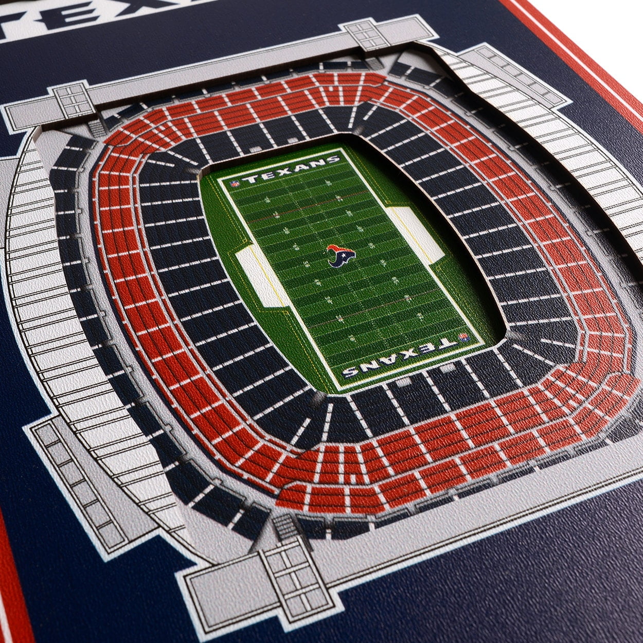 Houston Texans 8'' x 32'' 3D StadiumView Banner