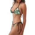 thumbnail image 2 of Balery Lotus Golden Line Pijama Estampado Bikini de Dos Piezas para Mujer - Conjunto de Bikini Ajustable Sexy y Cómodo para Playa, 2 of 6