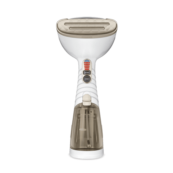Conair Handheld Garment Steamer for Clothes, Turbo ExtremeSteam 1875W Fabric Steamer, Portable Handheld Design, Strong Penetrating Steam, White/Champagne