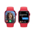 thumbnail image 4 of Restored Apple Watch Series 9 With Blood Oxygen. GPS 41mm (Product) Red Aluminum Case with (Product) Red Sport Band - M/L., 4 of 5