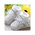 thumbnail image 3 of Newborn Baby Girls Kids Princess Bowknot Lace Ruffle Frilly Ankle Socks Bowknot, 3 of 11