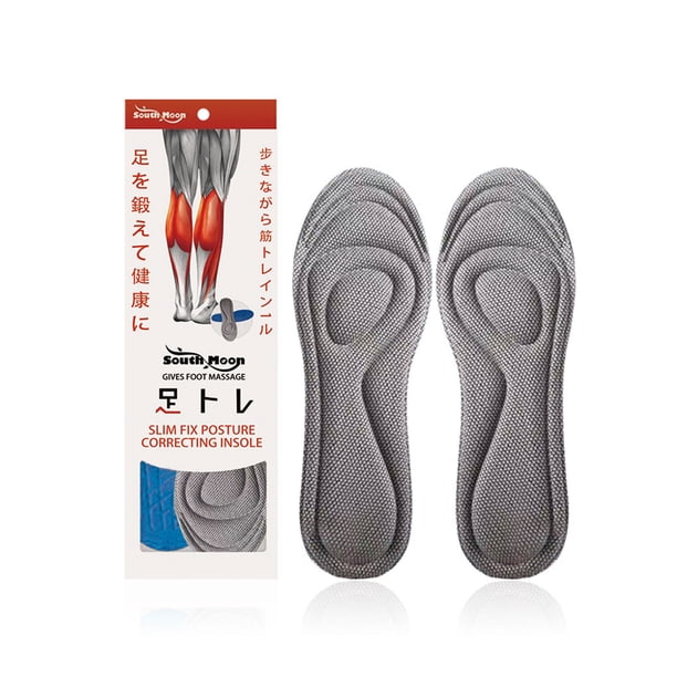 Plantillas para zapatos Sonducket 2 uds. South Moon para hombres y mujeres Masaje Corrector de postura Alivio Accesorios de calzado