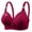Red#, variant on Fmbrln Womens Plus Size Push Up Bra Comfy Breathable Full Cup Wirefree Everyday Bras