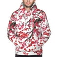 thumbnail image 5 of Pink Sakura Japan Cherry Blossom Hoodie Men Unisex 3d Fleece Hooded Sweatshirt Small, 5 of 7