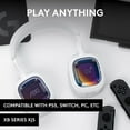thumbnail image 3 of Logitech G Astro A30 LIGHTSPEED Wireless Gaming Headset - Bluetooth, Dolby Atmos/3D Audio Compatible, Detachable Boom, 27hr battery, for PS5, PS4, Nintendo Switch, PC, Android<br> - White, 3 of 4
