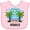 AD-Pink, variant on Summer Vacation in Jamaica Boys or Girls Baby Bib