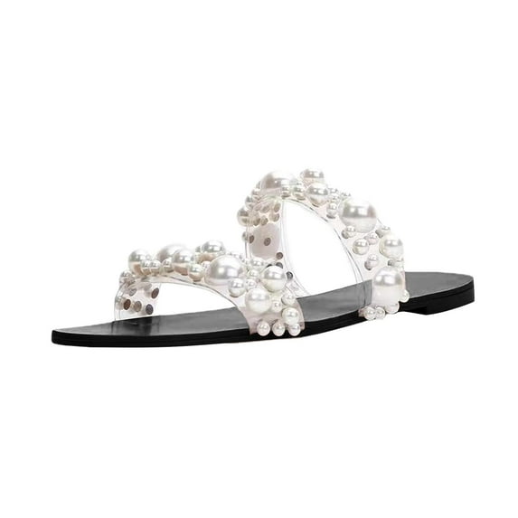 VerPetridure Women's Platform & Wedge Sandals Summer Women Open Toe Beach Sandals Roman Casual Flat Shoes Slippers