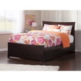 thumbnail image 3 of AFI Metro Solid Wood Full Bed and Footboard with Full Trundle in Espresso, 3 of 8