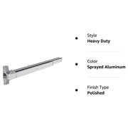 Dynasty Hardware Push Bar Panic Exit Device, 2 Piece