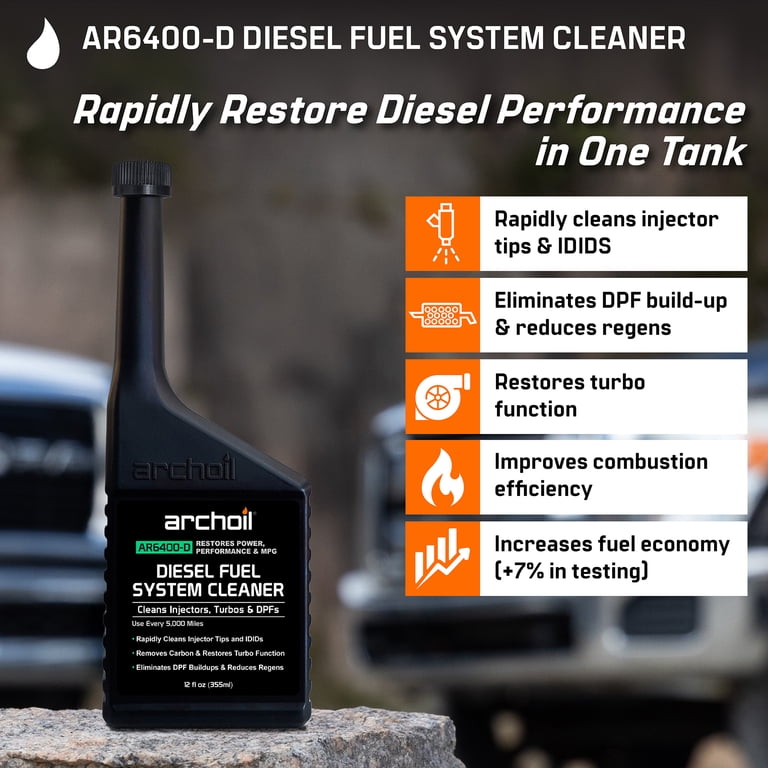 Archoil Diesel Fuel System Kit - AR6500 40 oz + AR6400-D Cleaner