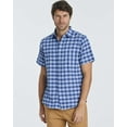 thumbnail image 3 of Real Essentials 3 Pack: Men's Regular-Fit Short Sleeve Woven Button Down Shirt with Pocket (Available in Big & Tall), 3 of 7