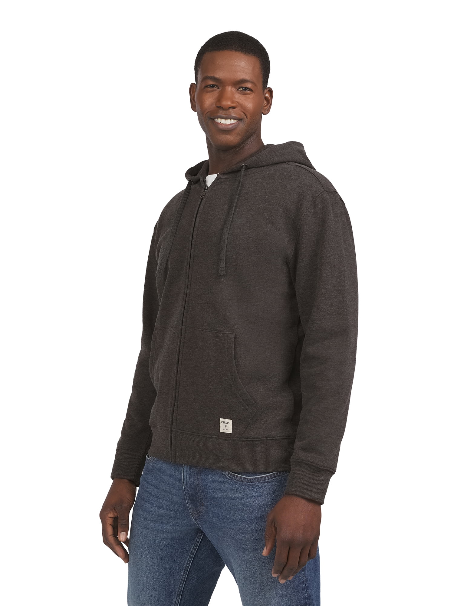 Chaps Men's & Big Men's Everyday Fleece Full Zip Hoodie , Sizes S-2XL