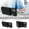 thumbnail image 7 of TECH CIRCLE Wallet Case with Card Holder For Galaxy A73 5G,Rotation Ring Stand PU Leather Shockproof Protective Slim Cover with Shoulder Strap for Women Men for Samsung Galaxy A73 5G 6.7" 2022,Black, 7 of 7