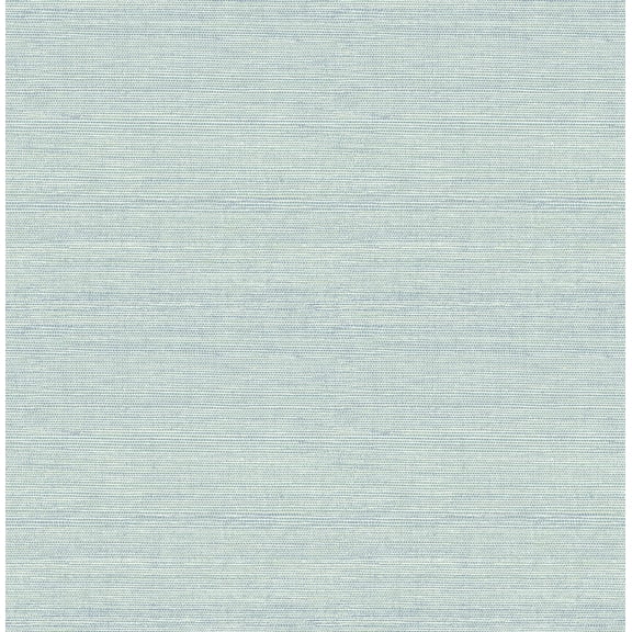 Chesapeake Agave Aqua Faux Grasscloth Unpasted Non Woven Wallpaper, 20.5-in by 33-ft, 56.4 sq. ft.