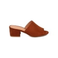 thumbnail image 2 of New Women Heart.thentic Gladys-10 Faux Suede Peep Toe Chunky Heel Mule, 2 of 7