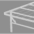 thumbnail image 6 of Mainstays Cal King 14" High Profile Foldable Steel Platform Bed Frame with Storage Space Under Frame, No Box Spring Required, White, 6 of 11