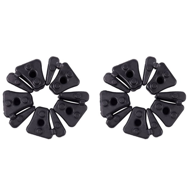 10x Motorcycle Rear Wheel Damper Set Black Rear Wheel Damper for VT750 DC C CD Shadow Sprocket Rubber