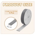 thumbnail image 2 of Uxcell Flat Leather Strap, Length PU Leather Strip Single Sided String Cord Strip for Crafts Necklace Bracelets Dark Grey 3/8", 2 of 7