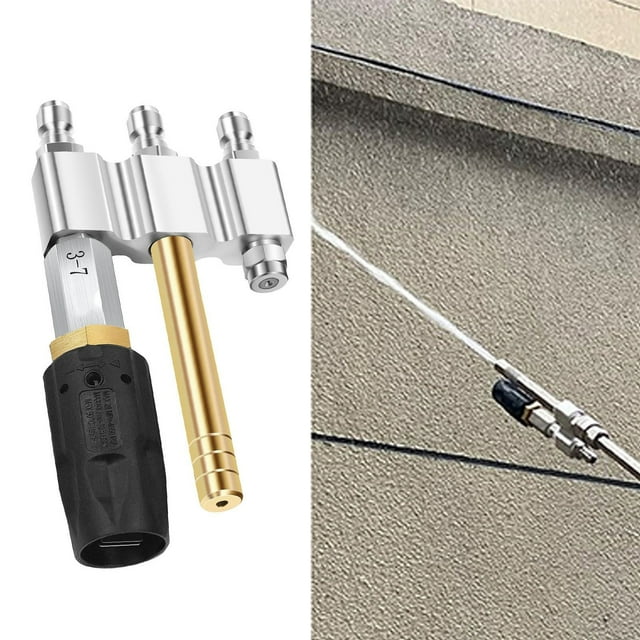Boquilla de M5, Boquilla de Lavado A Presión 0 -60 Rango de Pulverización Ajustable 1000-6000 PSI 1/4 Pulgadas para Jardinería