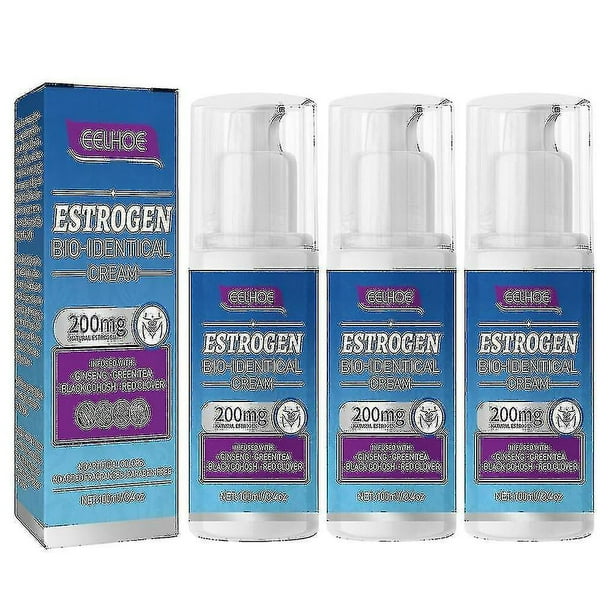 3 piezas de crema de progesterona para aliviar la menopausia 100 ml