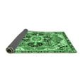 thumbnail image 2 of Ahgly Company Indoor Square Abstract Emerald Green Modern Area Rugs, 5' Square, 2 of 4
