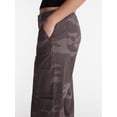 thumbnail image 4 of No Boundaries Wide Leg Cargo Pants, 29.5'' Inseam, Women's and Women's Plus XXS-4X, 4 of 5