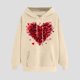 thumbnail image 4 of Fuera Del Hombro Manga Larga Tops para las Mujeres Impreso Sudadera con Capucha Cuello Redondo Sudadera Casual, Invierno Cálido Top para el Club de Trabajo Y el Uso Diario, 4 of 8