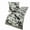 E1. Grey, variant on Decorative Designer Handmade Bed Runner with Decorative Throw Pillow Cover, 68 x 18 Inch Designer Full Size Bed Scarf in Printed Linen & Embroidery Bed Linen - Tropical Feeling