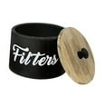 thumbnail image 4 of yuksok Farmhouse Coffee Filter Stand Food Storage Container Jar for Tea Coffee Home black, 4 of 9