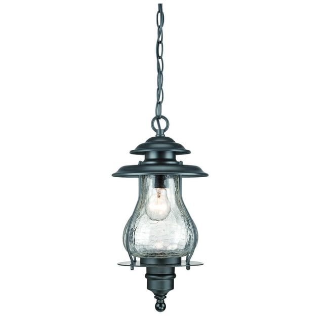 homeroots lighting 398025 Blue Ridge 1-Light Matte Black Hanging Light