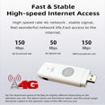 thumbnail image 2 of Enrutador Wifi 4G 4G WiFi Router Portátil LTE USB 4G Módem Tarjeta Nano SIM con Antena 150Mbps, 2 of 9