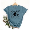 thumbnail image 4 of Mujeres Manga Corta de Verano Tops Pascua Impresa Cuello Redondo, Blusa de Moda Casual para la Primavera, 4 of 4