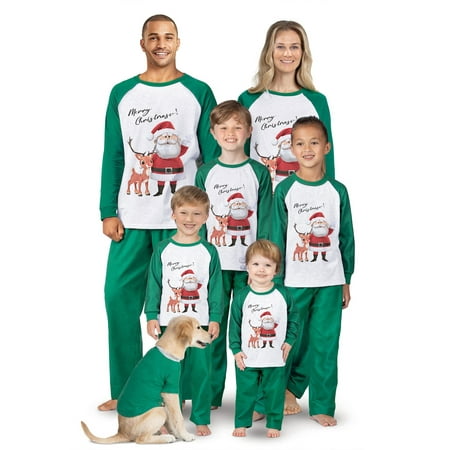 

AMILIEe Family Christmas Pjs Matching Sets Jammies for Adults and Kids Holiday Xmas Sleepwear Set