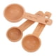 thumbnail image 4 of 3 cucharas medidoras de madera para granos de café, 4 of 8