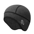 thumbnail image 2 of Gorro de protección auditiva polar para ciclismo de invierno para hombre con orificio para gafas (gris) Likrtyny paseo en bicicleta, 2 of 9
