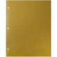 thumbnail image 4 of JAM Paper Glossy 3 Hole Punch Folders, Gold, 25/Pack, 4 of 5