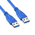 thumbnail image 2 of Cable USB Irfora Cable de extensión USB 3.0 Cable macho a macho Tipo A Cable Velocidad rápida de 5 Gbps para transferencia de datos Cajas de disco duro Impresoras Módems Cámaras (azul) Irfora Cable USB, 2 of 2