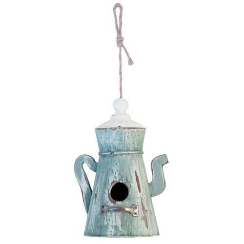 Boston International Teapot Garden 25 in x 6 in x 6 in Birdhouse by Boston International
