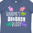 thumbnail image 4 of Inktastic Grandma's Fishing Buddy with Colorful Fish Boys or Girls Toddler T-Shirt, 4 of 5