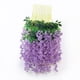 thumbnail image 1 of XmhyTop Flores colgantes de glicina de color violeta claro, paquete de 12 enredaderas de flores, glicina falsa, flores de glicina artificiales de 3,61 pies,guirnalda de flores para decoración, 1 of 5