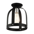 thumbnail image 5 of Livex Lighting - Stoneridge - 1 Light Petite Semi-Flush Mount in Industrial, 5 of 9