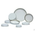 thumbnail image 1 of 33-400 White Metal Cap with Pulp & PE Liner - 12 Per Pack - Pack of 576, 1 of 1