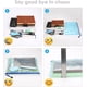 thumbnail image 3 of Carpetas de archivos duraderas para oficina, viajes y organización, 5 opciones de colores, bolsas multiusos de PVC con cierre para documentos, paquete de 12, 3 of 5