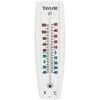 Taylor Tube Thermometer Plastic White 7.68 in.