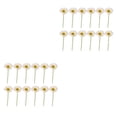 thumbnail image 4 of Ounissouiy 12 piezas de flores artificiales ramo falso hogar jardín boda rama única negocio decorativo DIY Color champán Color champagne 2Conjunto, 4 of 6