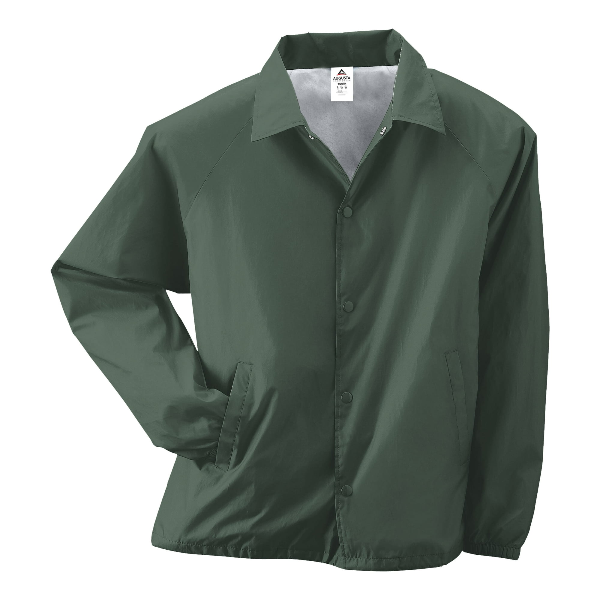 『TEN NYLON COACH GREEN XL 』 Nylon Coach's Jacket/Lined Xl Dark Green - Walmart.ca