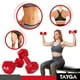 thumbnail image 4 of Mancuerna de vinyl Tayga hexagonal Rojo 6 Lb, 4 of 4