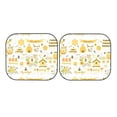 thumbnail image 7 of Disketp 2 Piece Farm Bee Cute Honey Pattern Windshield Sunshades,Folding Windshield Sun Shade For Car Suv Trucks Sedan,Blocks Uv Rays Sun Visor Protector-Large, 7 of 7