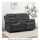 thumbnail image 3 of Sillón Reclinable Hometrends 2 Plazas Gris Oxford, 3 of 4