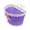 Purple, variant on Front Basket Bowknot Bike Shopping Holder for Children Kids Pink